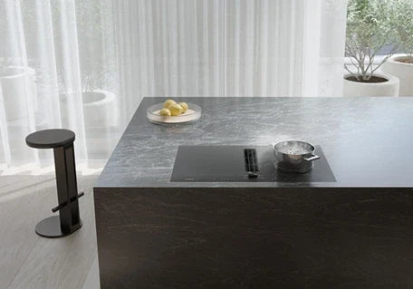 Plaque de cuisson avec hotte intégrée Gaggenau CV282101M NOIR MAT