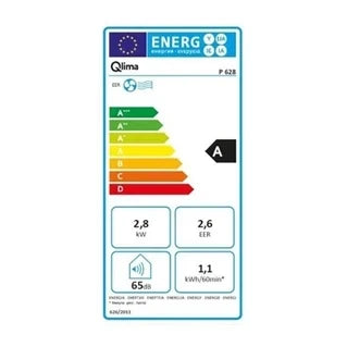 Climatiseur mobile QLima Climatiseur mobile - - P628 - 2,8 W - Noire