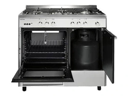 Piano de cuisson Airlux AA9PCGIX2 Butamax - Butanette 90cm Gaz noir inox
