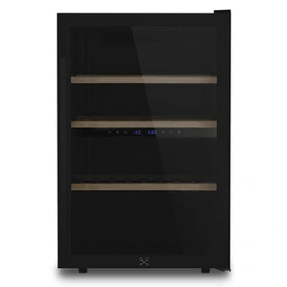 Mehrzonen-Weinkühlschrank 62 Flaschen freistehend - Schwarz - CAVCDB62