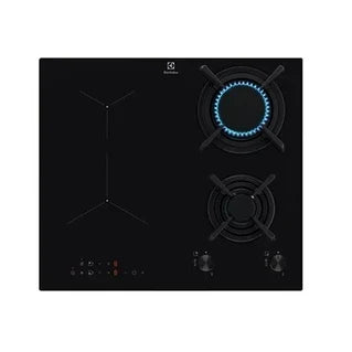 Plaque mixte Electrolux Serie 300 KDI640713K - Table de cuisson mixte induction et gaz - 4 plaques de cuisson - Niche - largeur : 56 cm - profondeur : 49 cm - noir