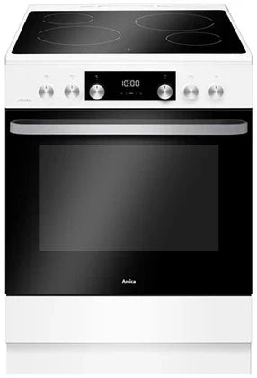 Cuisinière vitrocéramique Amica ACV7005RB Blanche