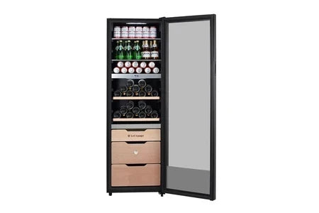 LeCépage Multi-Temperatur-Weinkeller, AGK3ZMULTI Drei-Zonen-Multi-Weinkühlschrank 282L