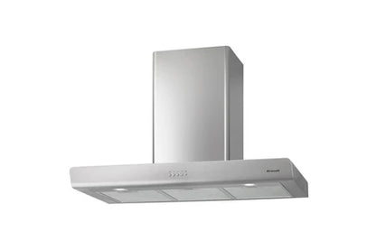 Hotte décorative murale Brandt 90cm débit d'air 606m3h