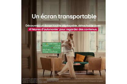 LG StanbyME 27" – Écran TV sans fil sur pied avec batterie intégrée