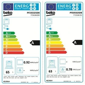 Piano de cuisson Beko gaz 159l 7 feux noir pf335325db