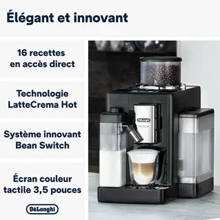 Machine à café à grain Delonghi FEB4455.B RIVELIA Noir
