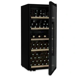 Cave à vin multi-températures Les Petits Champs 91 bouteilles noir - CAVCDB91