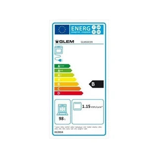 Gazinière Glem Cuisinière gaz GU850CER noir