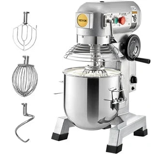 Robot pâtissier Vevor Multifonction Robot de Cuisine Acier Inoxydable 16 L 500 W