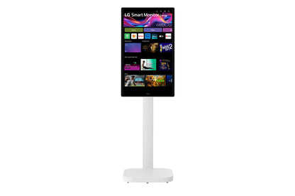 LG 32U889SA-W – Moniteur Smart 32" UHD 4K IPS SWING sur pied avec batterie intégrée
