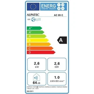 Climatiseur mobile Alpatec AC 09 C