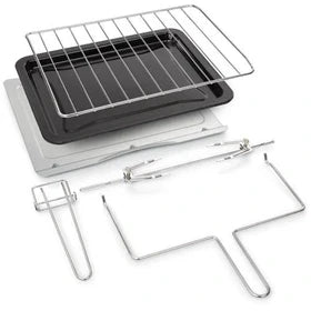 Mini-four encastrable Princess 01.112751.01.001 avec réglage manuel de la température, fonction minuteur, avec convection, filaire 32 l
