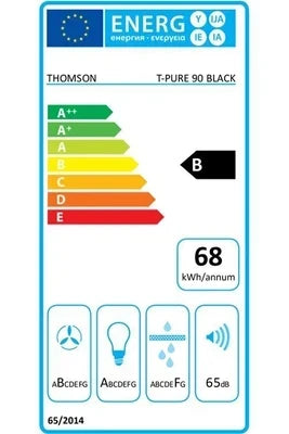 Hotte décorative murale Thomson T-PURE 90 BLACK