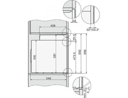 Four encastrable Miele H 7164 BP