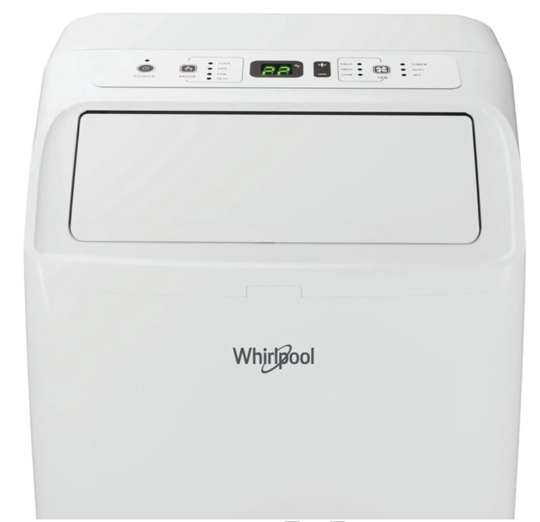 Climatiseur Mobile Réversible Whirlpool PACF212HPW – 3300 W, Classe A/A+, R290, 6ème Sens