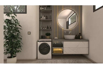 Lave-linge hublot Haier HW50-BP12307U1-S