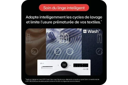 Lave-linge hublot Lg F14X71WHST