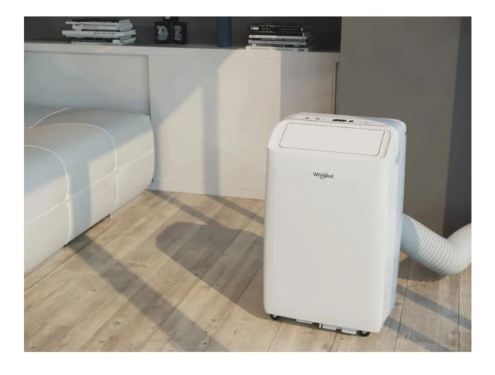 Climatiseur Mobile Whirlpool PACF212CO W – 12000 BTU, Classe A, R290, 6ème Sens